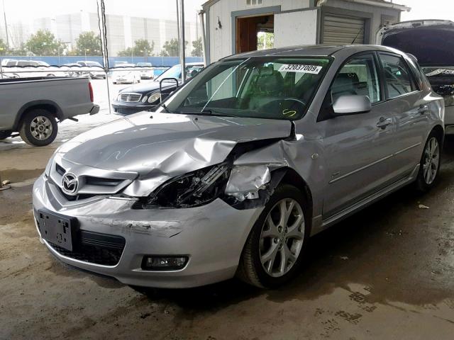 JM1BK344071749855 - 2007 MAZDA 3 HATCHBAC SILVER photo 2