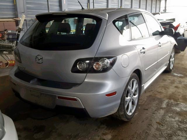 JM1BK344071749855 - 2007 MAZDA 3 HATCHBAC SILVER photo 4