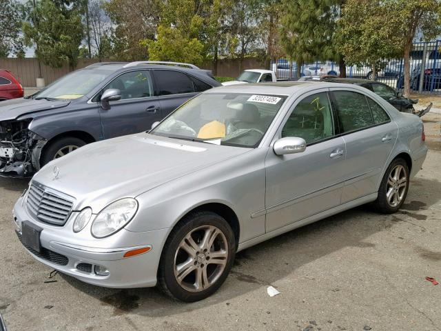 WDBUF56J76A970247 - 2006 MERCEDES-BENZ E 350 SILVER photo 2