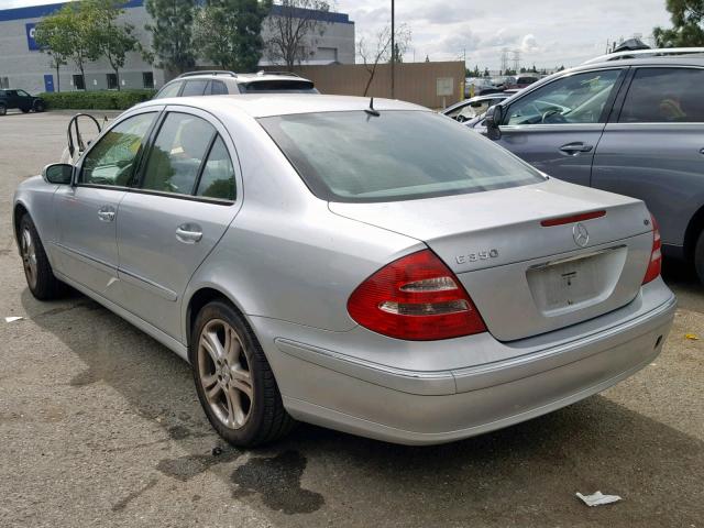 WDBUF56J76A970247 - 2006 MERCEDES-BENZ E 350 SILVER photo 3