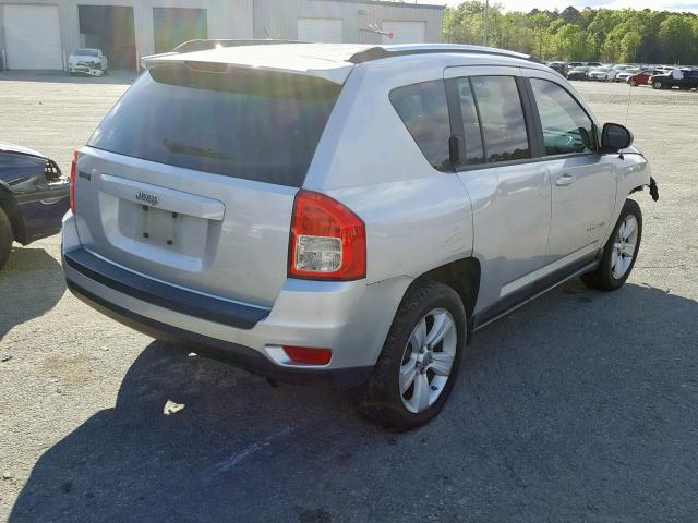 1J4NT1FB2BD142609 - 2011 JEEP COMPASS SP ვერცხლისფერი ფოტო 4