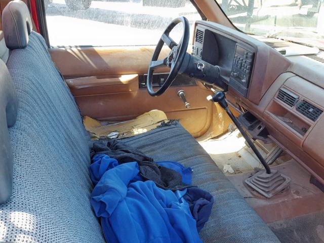 1GDHC34K5LE519801 - 1990 GMC SIERRA C35 RED photo 5