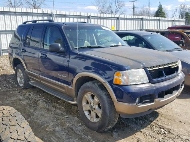 1FMZU64K34UA62710 - 2004 FORD EXPLORER E BLUE photo 1