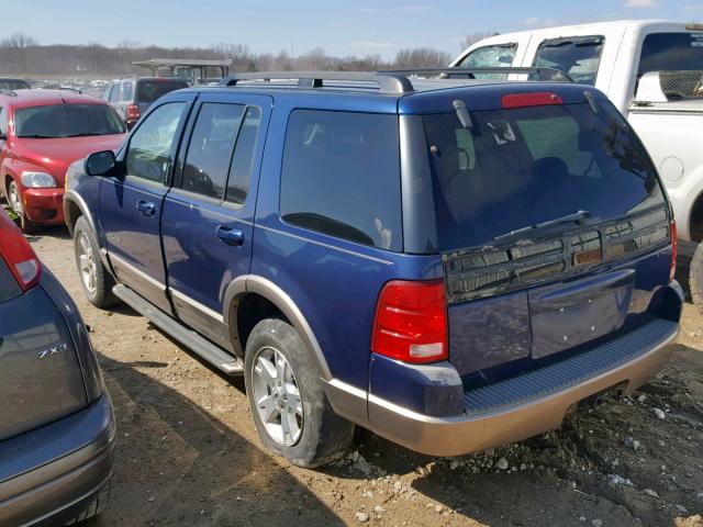 1FMZU64K34UA62710 - 2004 FORD EXPLORER E BLUE photo 3