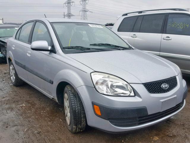 KNADE223796460334 - 2009 KIA RIO BASE SILVER photo 1