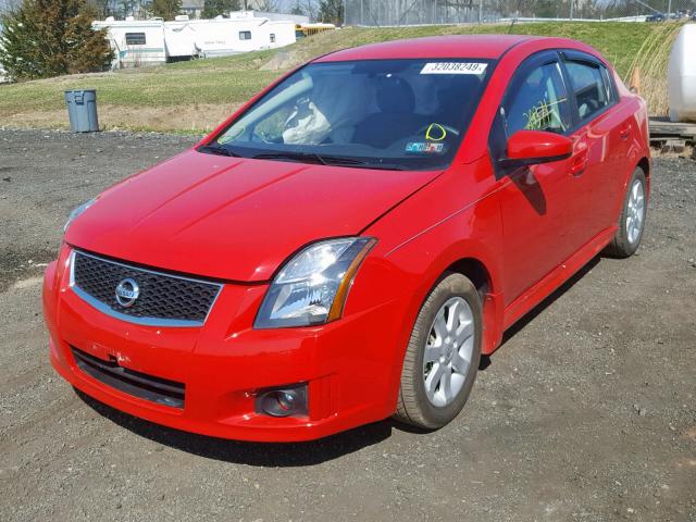 3N1AB6AP6CL637384 - 2012 NISSAN SENTRA 2.0 RED photo 2