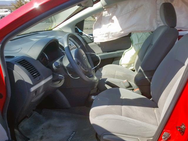 3N1AB6AP6CL637384 - 2012 NISSAN SENTRA 2.0 RED photo 5