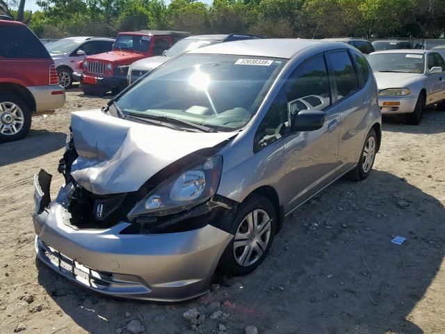 JHMGE8H29AS026928 - 2010 HONDA FIT CHARCOAL photo 2