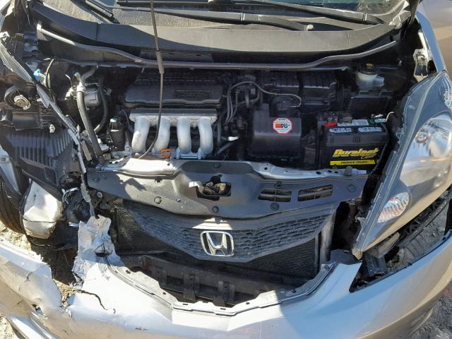 JHMGE8H29AS026928 - 2010 HONDA FIT CHARCOAL photo 7