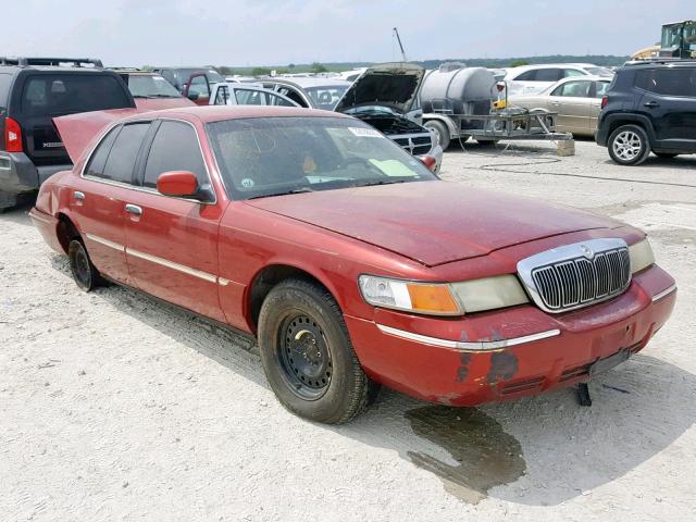 2MEFM75W8YX736006 - 2000 MERCURY GRAND MARQ RED photo 1