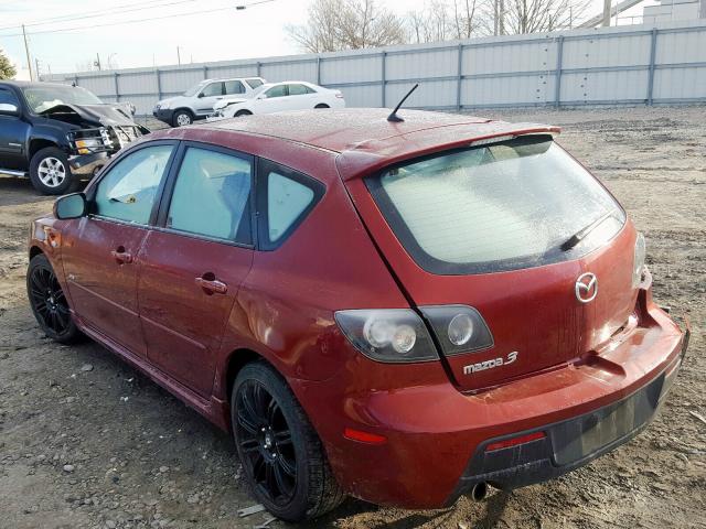 JM1BK343781144174 - 2008 MAZDA 3 HATCHBACK  photo 3