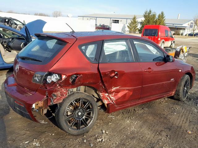 JM1BK343781144174 - 2008 MAZDA 3 HATCHBACK  photo 4