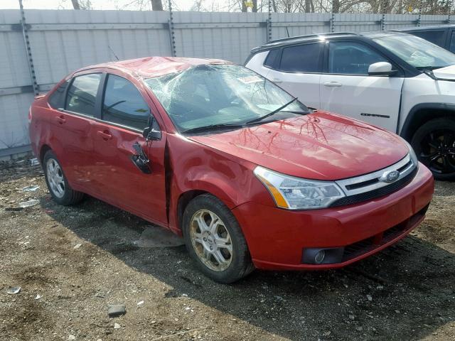 1FAHP36N39W260833 - 2009 FORD FOCUS SES RED photo 1