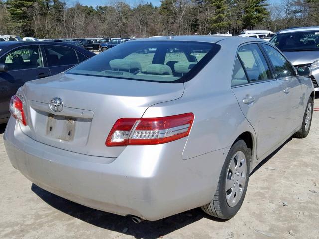 4T1BF3EK3BU615006 - 2011 TOYOTA CAMRY BASE GRAY photo 4