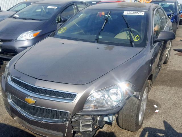 1G1ZB5EB1A4124130 - 2010 CHEVROLET MALIBU LS GRAY photo 2