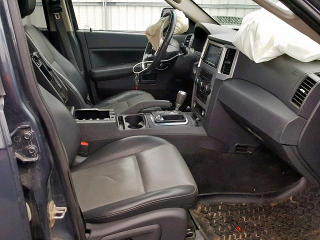 1J8HR48N28C154180 - 2008 JEEP GRAND CHER BLUE photo 5