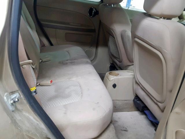 3GNDA13D86S656409 - 2006 CHEVROLET HHR LS Marrón foto 6