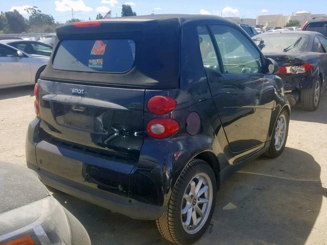 WMEEK31X38K148822 - 2008 SMART FORTWO PAS 黑色 照片 4