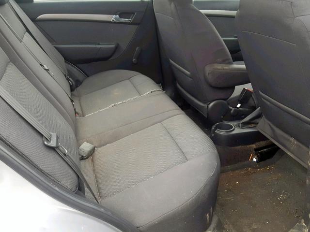 KL1TD56E99B657180 - 2009 CHEVROLET AVEO LS SILVER photo 6