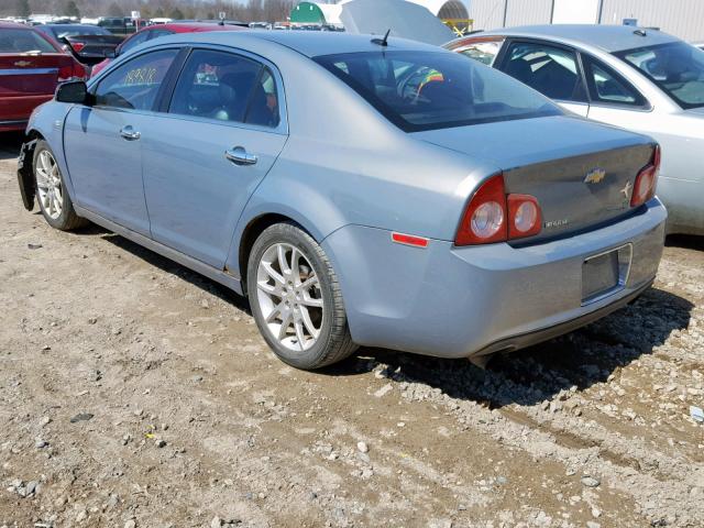 1G1ZK57768F165442 - 2008 CHEVROLET MALIBU LTZ BLUE photo 3