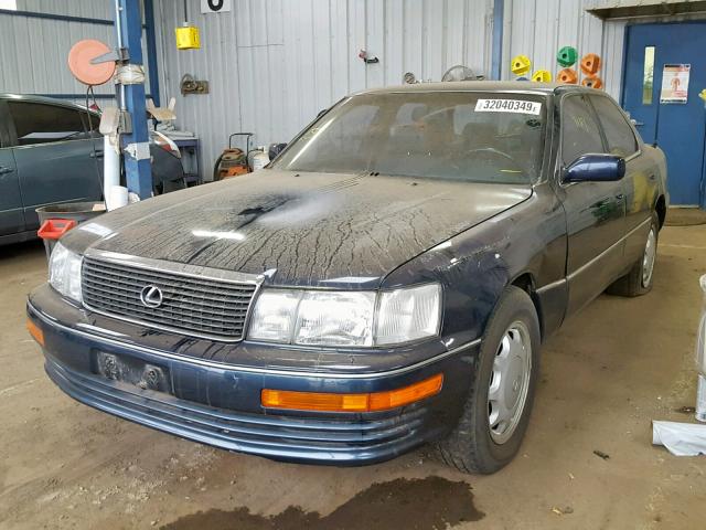 JT8UF11E7P0183955 - 1993 LEXUS LS 400 BLUE photo 2