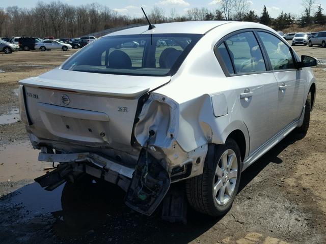 3N1AB6AP2BL662023 - 2011 NISSAN SENTRA 2.0 GRAY photo 4