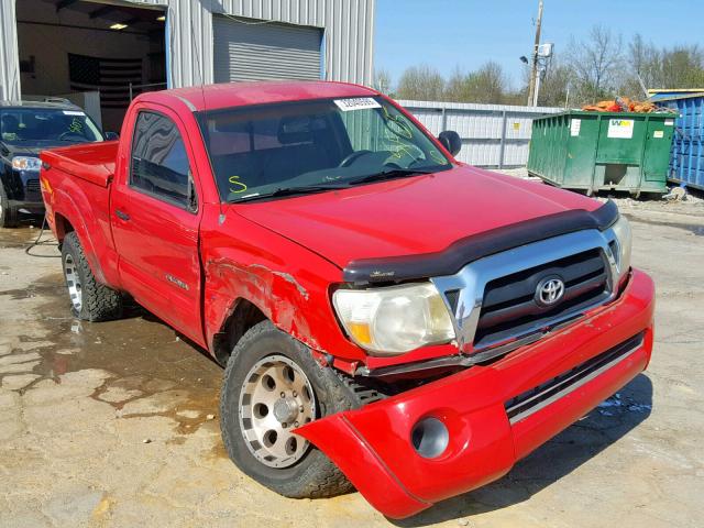 5TENX62N95Z060492 - 2005 TOYOTA TACOMA PRE RED photo 1