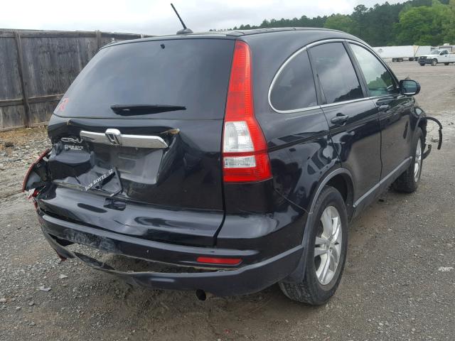 5J6RE3H77BL024495 - 2011 HONDA CR-V EXL BLACK photo 4