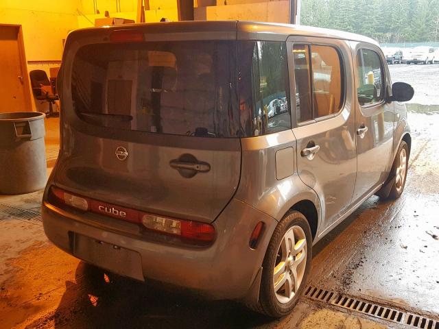 JN8AZ2KR0CT254896 - 2012 NISSAN CUBE BASE GRAY photo 4