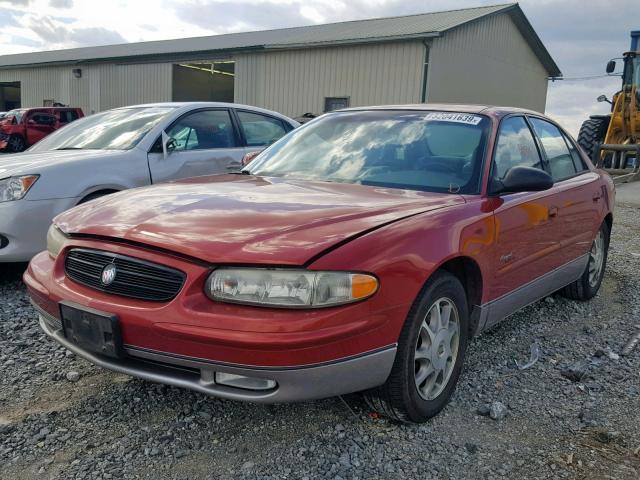 2G4WF5213V1450079 - 1997 BUICK REGAL GS RED photo 2