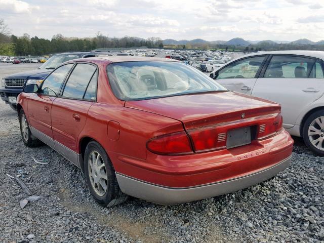 2G4WF5213V1450079 - 1997 BUICK REGAL GS RED photo 3