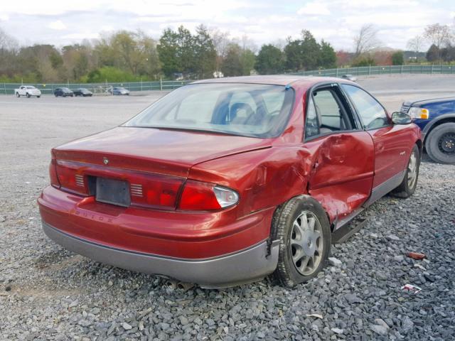 2G4WF5213V1450079 - 1997 BUICK REGAL GS RED photo 4