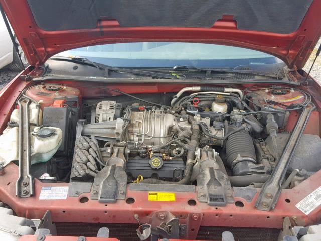 2G4WF5213V1450079 - 1997 BUICK REGAL GS RED photo 7