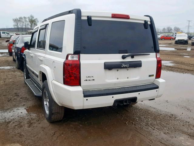 1J8HG48P09C534305 - 2009 JEEP COMMANDER 白色 照片 3
