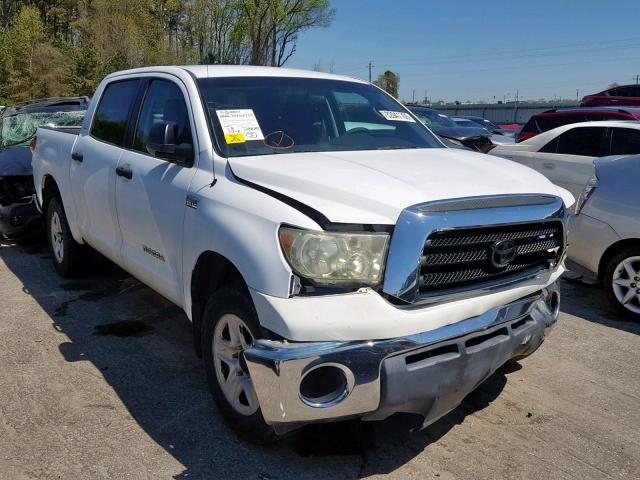 5TBEV54117S468357 - 2007 TOYOTA TUNDRA CRE WHITE photo 1