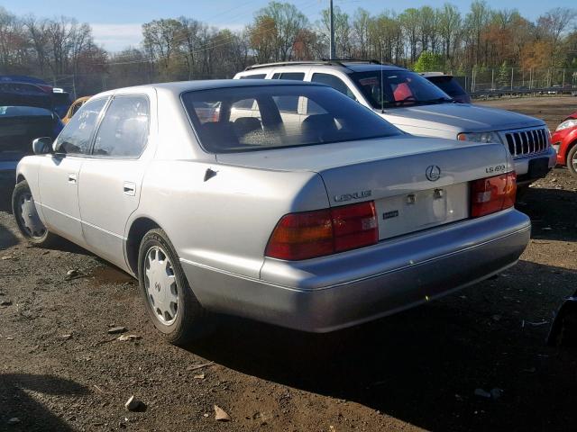 JT8BH22F2T0053428 - 1996 LEXUS LS 400 SILVER photo 3