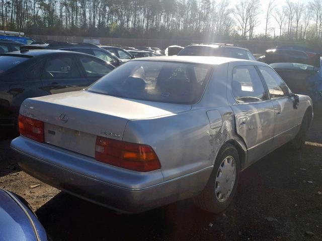 JT8BH22F2T0053428 - 1996 LEXUS LS 400 SILVER photo 4