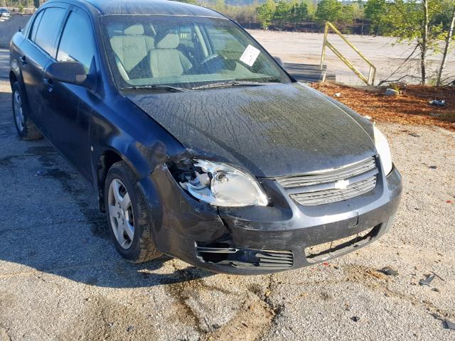 1G1AL55F477331664 - 2007 CHEVROLET COBALT LT BLACK photo 9