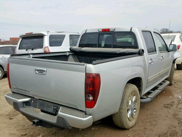 1GCDSCF9XC8106710 - 2012 CHEVROLET COLORADO L SILVER photo 4