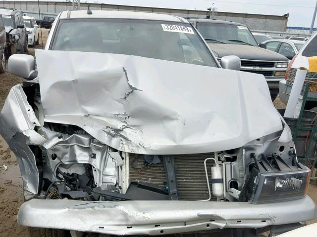 1GCDSCF9XC8106710 - 2012 CHEVROLET COLORADO L SILVER photo 7