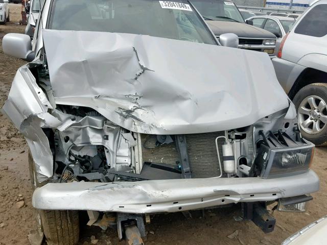 1GCDSCF9XC8106710 - 2012 CHEVROLET COLORADO L SILVER photo 9