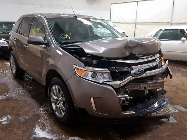 2FMDK3KC5DBA08051 - 2013 FORD EDGE LIMIT GRAY photo 1