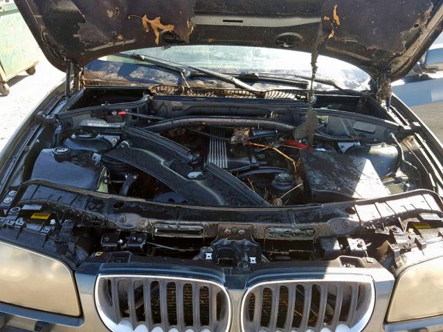 WBXPA93414WD01206 - 2004 BMW X3 3.0I GRAY photo 7