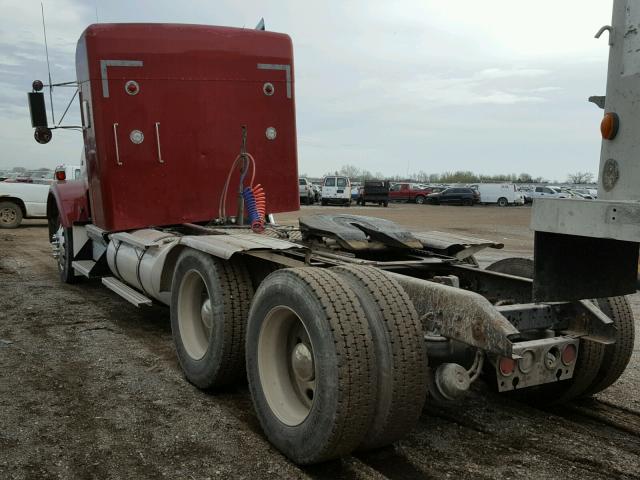 1XKDDU9XX1R876198 - 2001 KENWORTH CONSTRUCTI RED photo 3