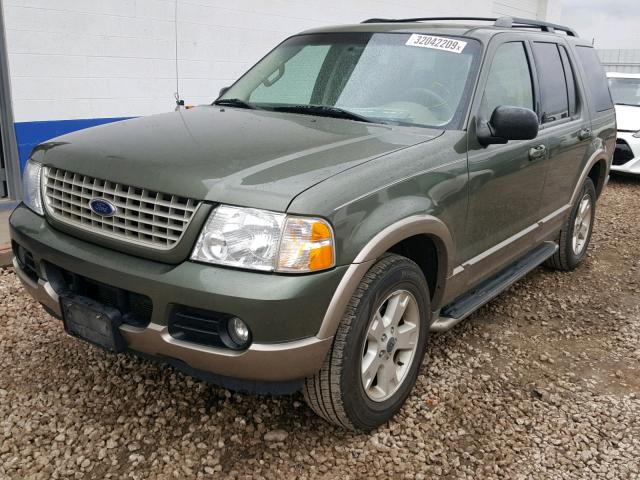 1FMZU74E43UC42311 - 2003 FORD EXPLORER E GREEN photo 2