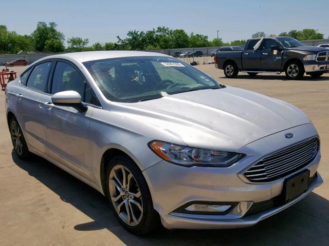 3FA6P0G73HR274089 - 2017 FORD FUSION S SILVER photo 1