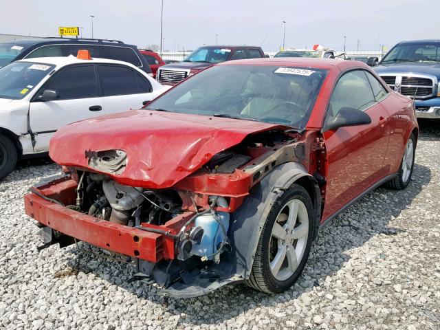 1G2ZH36NX74161113 - 2007 PONTIAC G6 GT RED photo 2