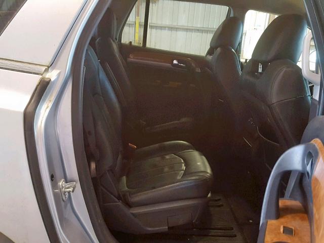 5GAKVCEDXCJ115860 - 2012 BUICK ENCLAVE SILVER photo 6