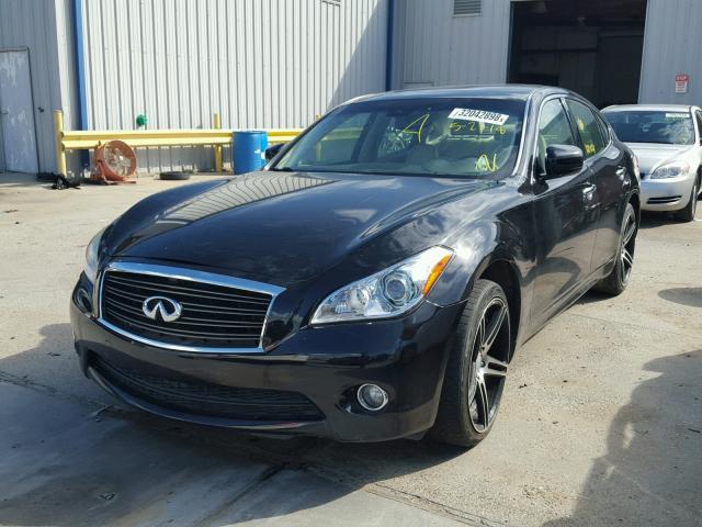 JN1BY1ARXBM376711 - 2011 INFINITI M37 X BLACK photo 2