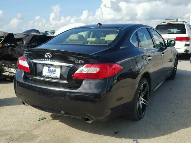 JN1BY1ARXBM376711 - 2011 INFINITI M37 X BLACK photo 4